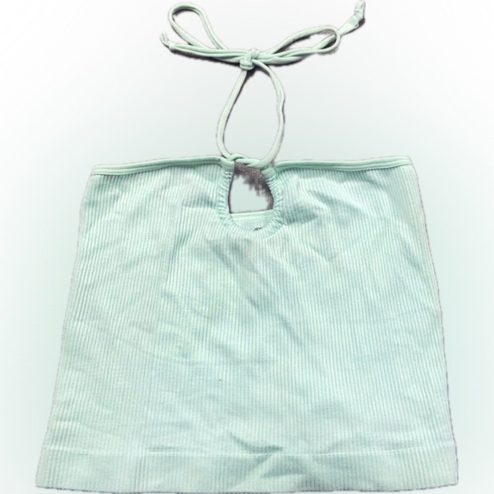 Ardene Key Hole Adjustable Cropped Halter Top
